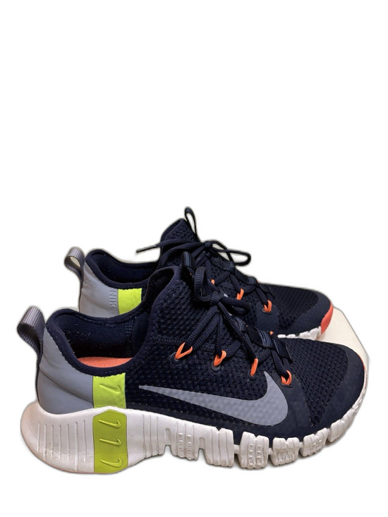 Nike Free Metcon 3 Men\'s Size 9.5 Gym Workout Shoes Blacken Blue Ashen Slate